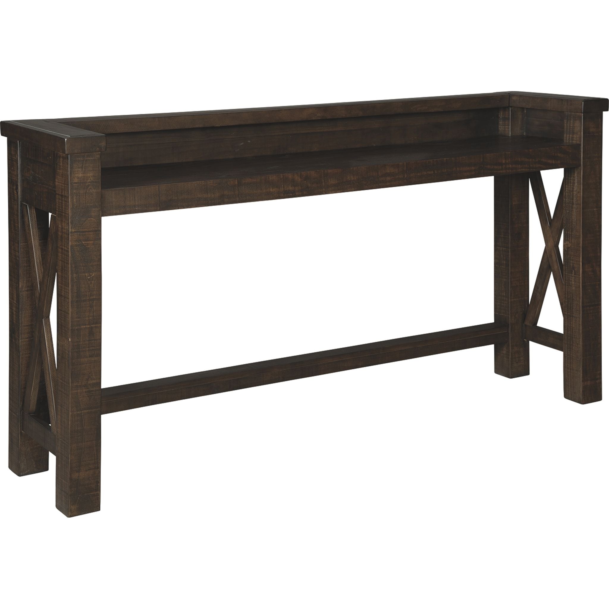 Handcrafted Wooden Counter Height Dining Set - 5-Piece Kitchen Table and Stools for Small Spaces, Breakfast Nook & Apartment Living - Rustic Farmhouse Style