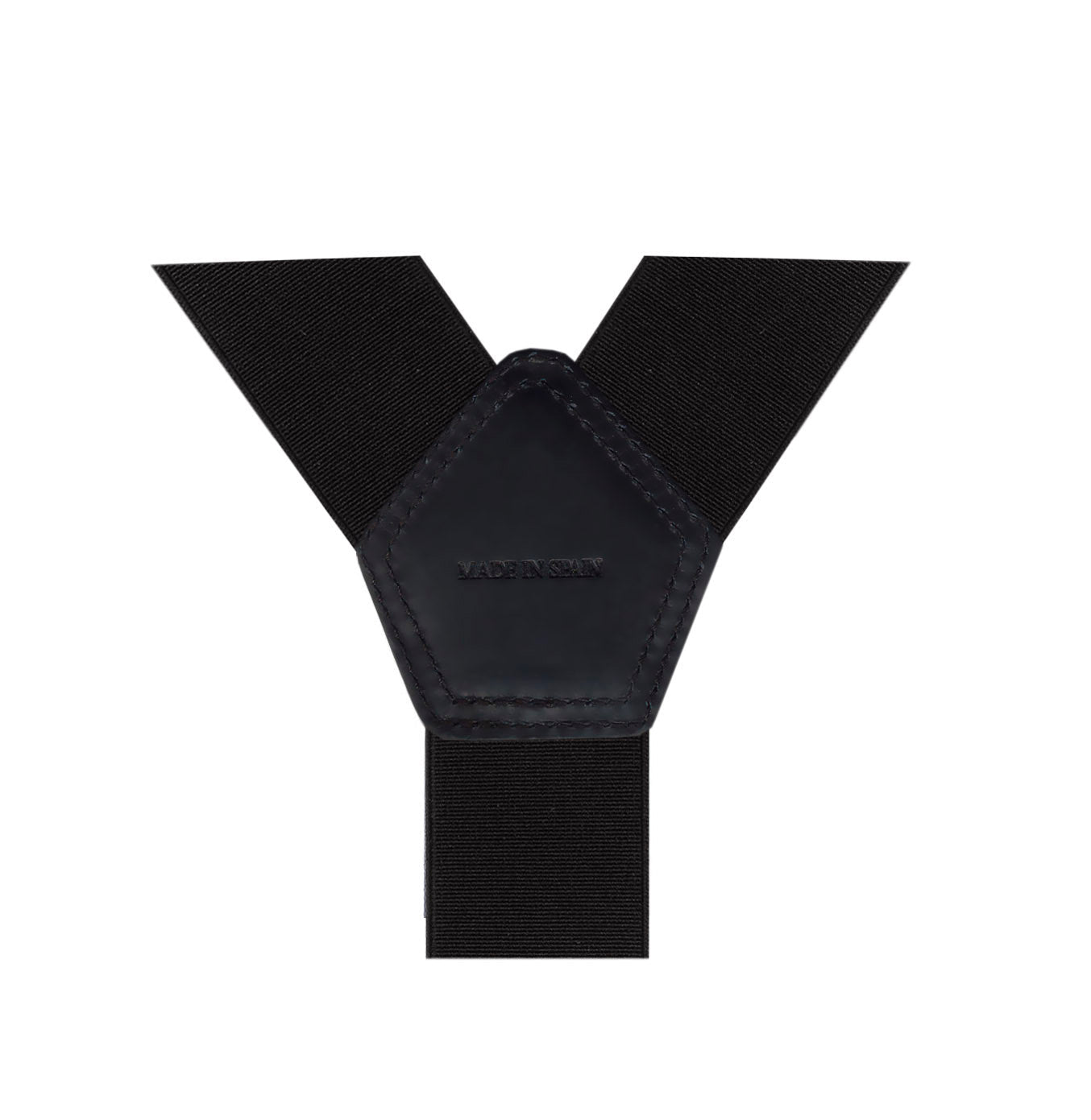 Premium HENERY SARTORIAL x LEYVA Adjustable Suspenders with Metal Loops & Clips - Classic Black for Formal Wear, Business Attire & Vintage Style Outfits