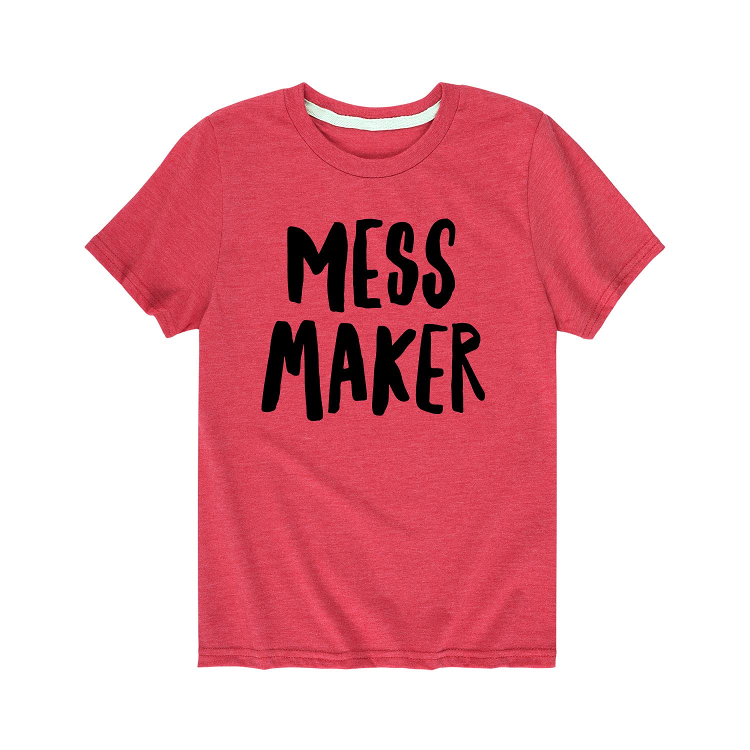 Mess Maker Toddler Short Sleeve T-Shirt - Funny Kids Playtime Tee - Perfect for Playdates, Arts & Crafts, and Messy Fun Activities
