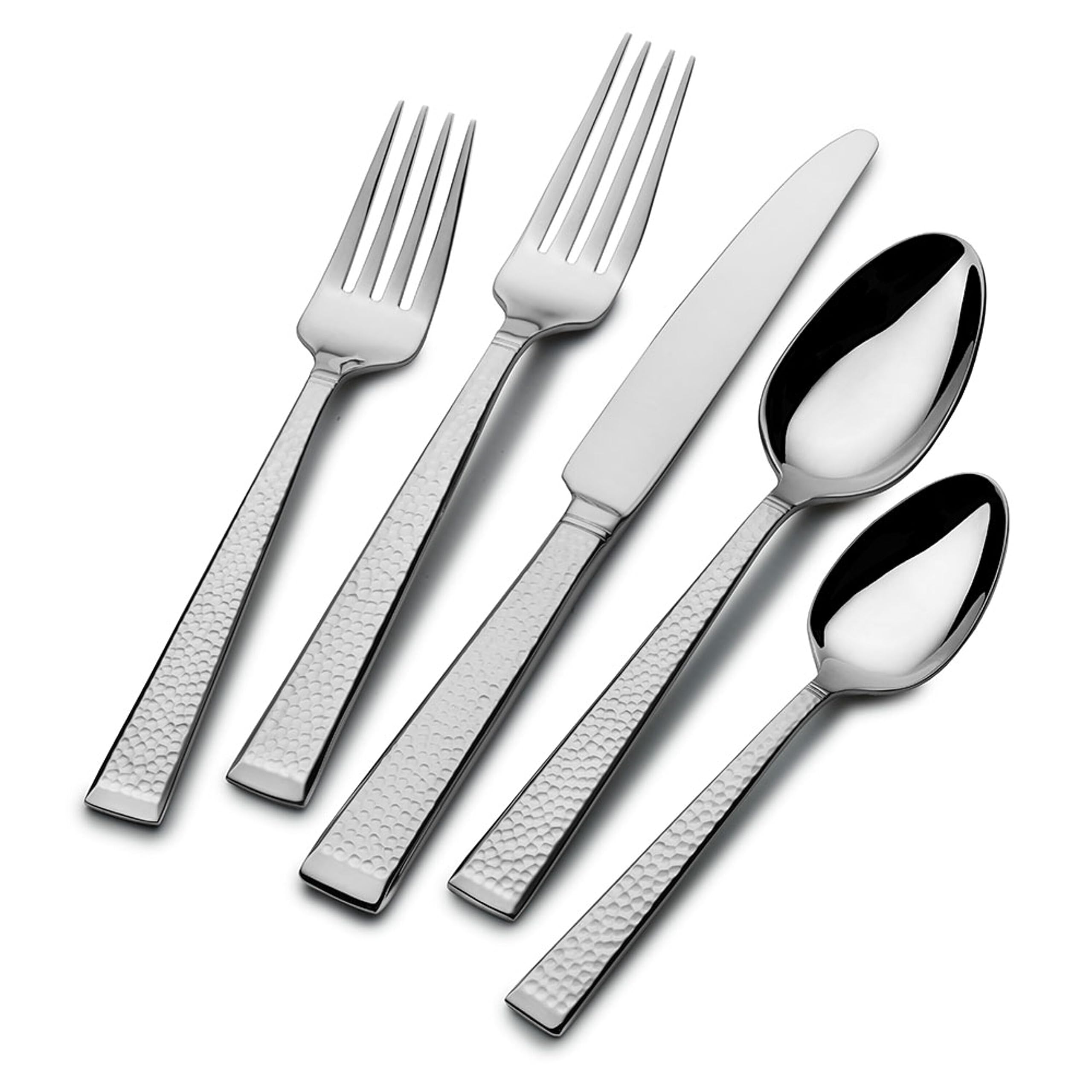 Premium Mikasa Kyler 65-Piece 18/10 Stainless Steel Flatware Set for 12 - Elegant Silverware with Serving Utensils - Perfect for Dinner Parties, Weddings & Formal Dining
