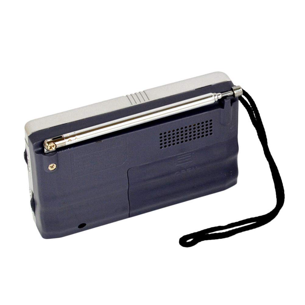 Portable AM/FM Radio Receiver - 530-1600 KHz AM & 88-108 MHz FM, Compact World Band Radio with LCD Display | Perfect for Travel, Camping, Emergency & Home Use