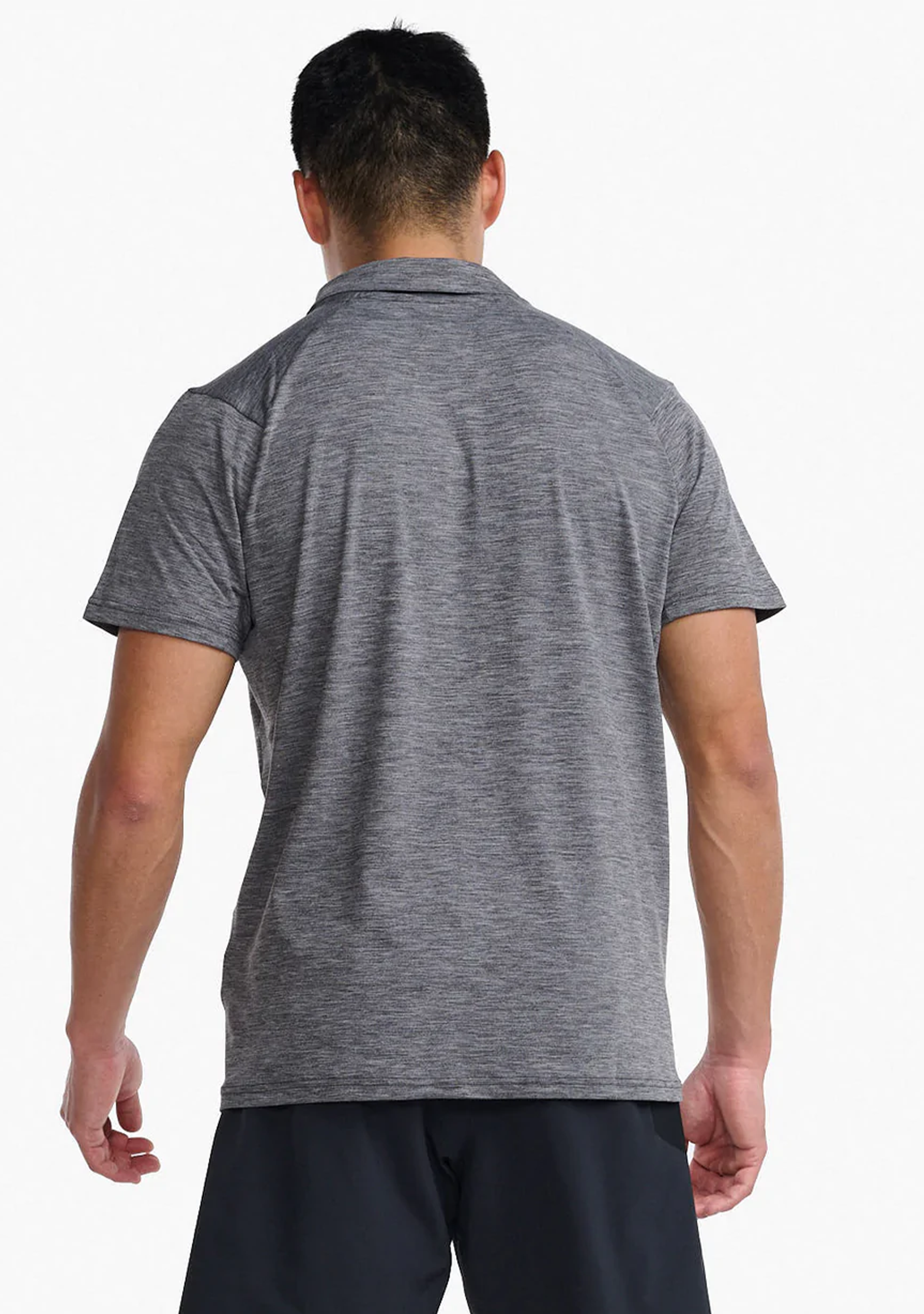 2XU Men's Performance Polo Shirt - Moisture Wicking, Breathable & Quick-Dry Golf & Tennis Shirt for Active Lifestyle