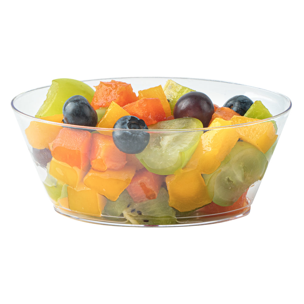 4 oz Clear Plastic Deli Containers with Lids & Sporks - 100 Pack (4.5