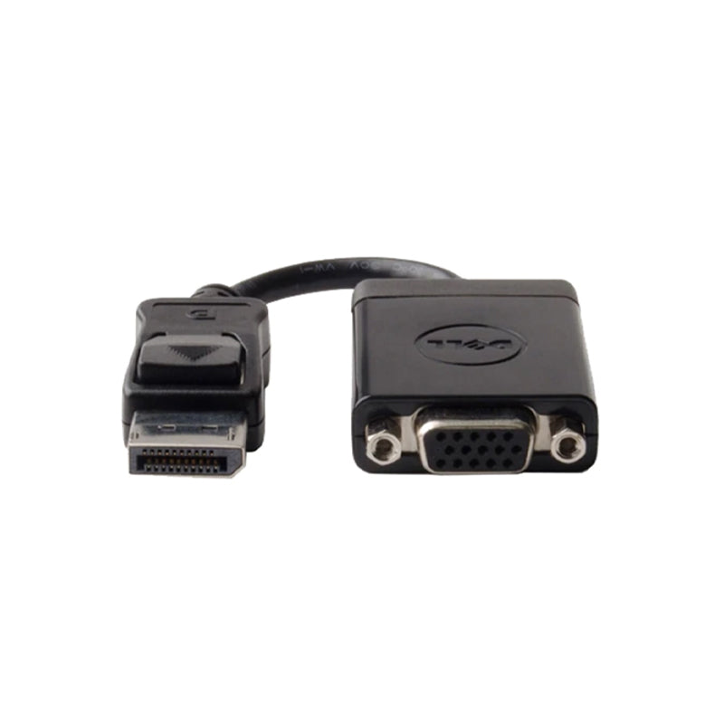 Dell 492 11715 DisplayPort Male to VGA Female Adapter Converter - Connect Modern Laptops to VGA Monitors & Projectors for Work & Presentations