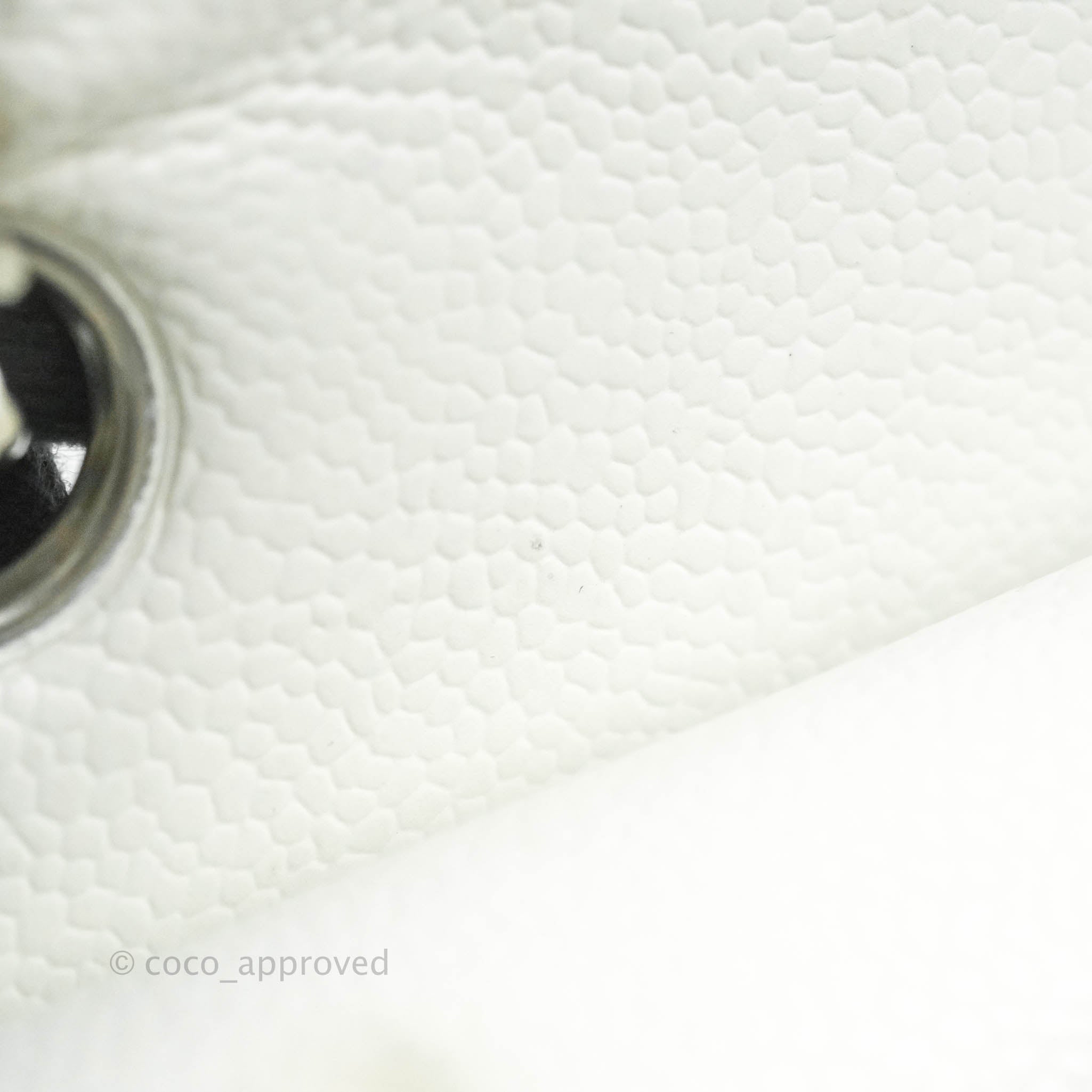 Chanel Classic M/L Medium Double Flap Bag in White Caviar Leather with Silver Hardware - Perfect for Luxury Fashion, Evening Events & Designer Handbag Collection