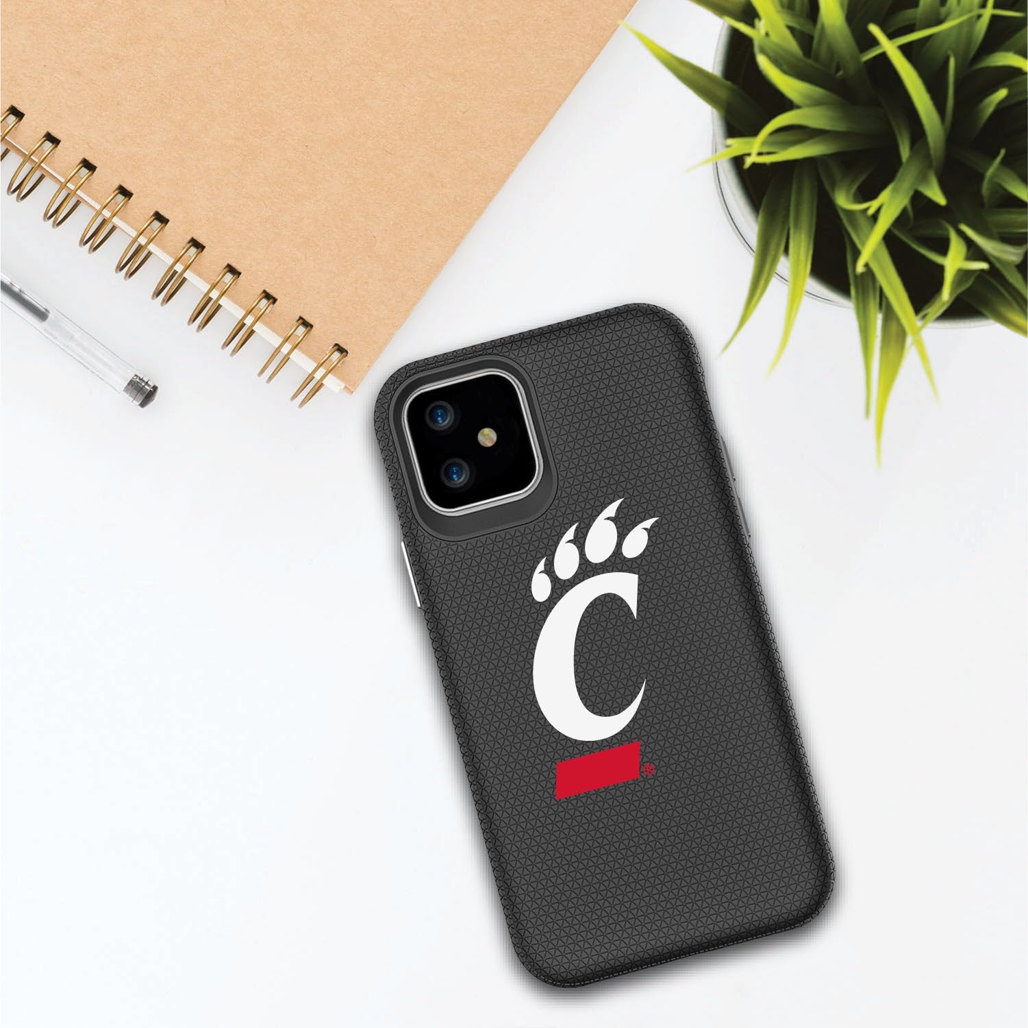 OTM Essentials Durable Shockproof Phone Case for iPhone 11 Pro - University of Cincinnati Bearcats Design - Perfect for College Students & Alumni Protection