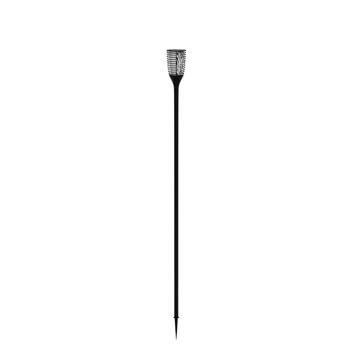 Theater Solutions TT100 240W Rechargeable Bluetooth Tiki Torch Speaker - Wireless Outdoor Party Speaker System with 99 Speaker Linking, 4-Pack Black Lanterns for Patio, Pool & Backyard Entertainment (TT100-2PR)