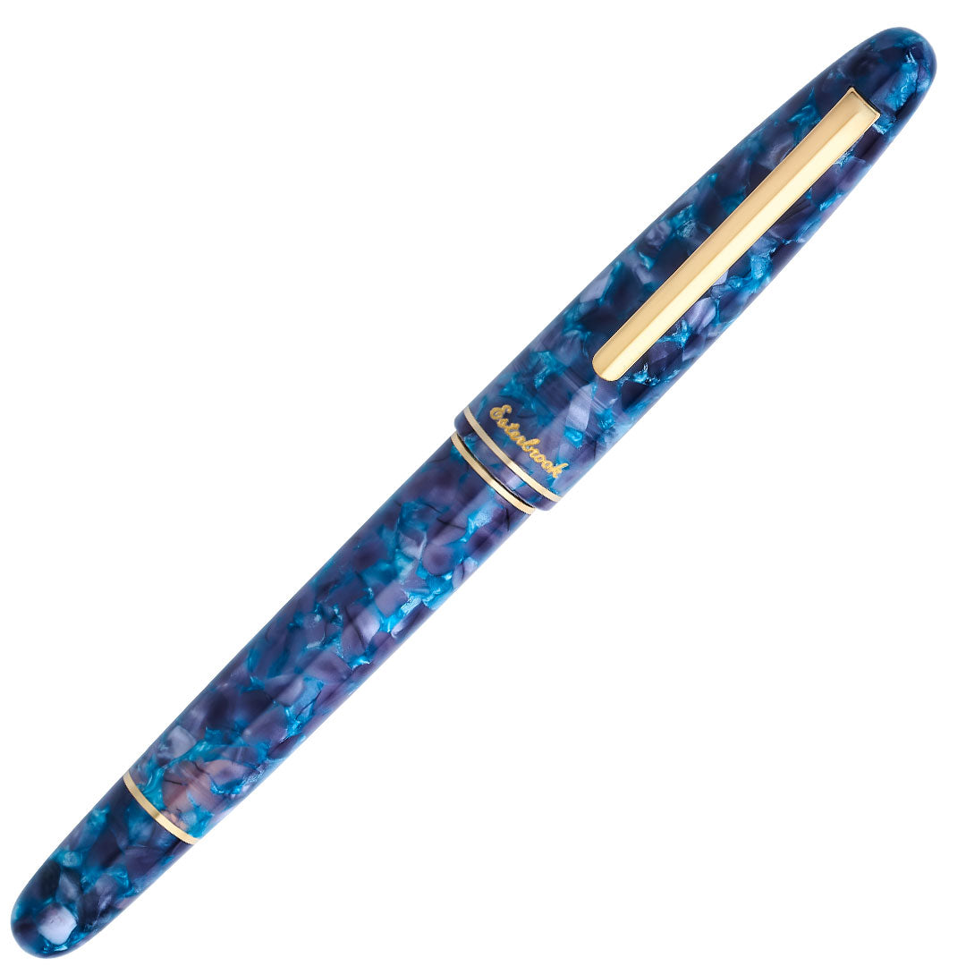 Esterbrook Estie Fountain Pen - Blue Moon Piston Filler, Premium Writing Instrument for Calligraphy, Journaling & Office Use