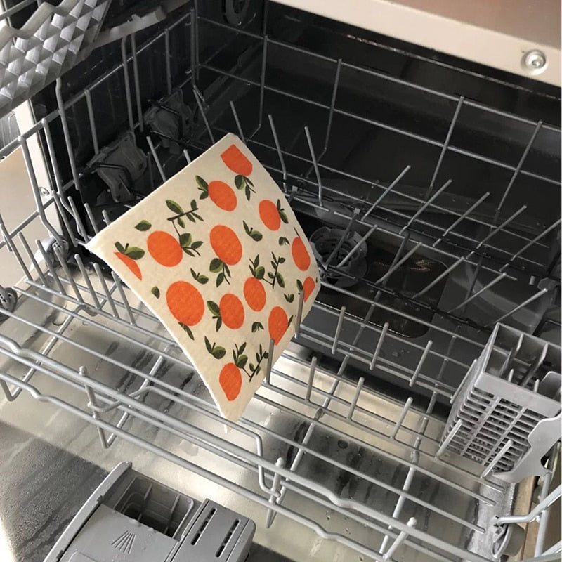 Dido Graphic Quick Drying Kitchen Towels - Absorbent & Reusable Dish Cloths for Cooking, Cleaning & Decor - Perfect for Home, Restaurant & Office Use