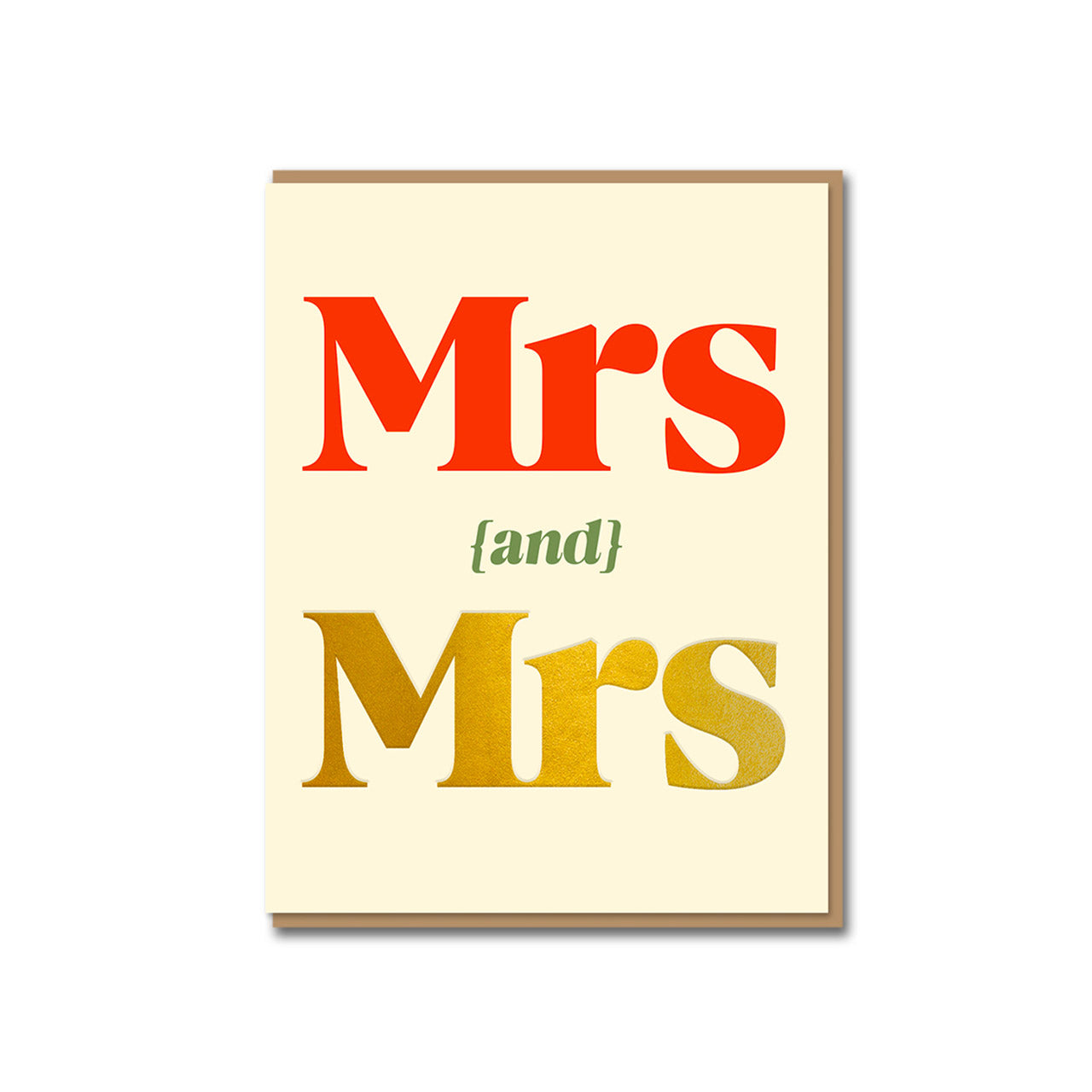 Mr & Mrs Greeting Card - Elegant Wedding & Anniversary Card for Couples - Perfect for Bridal Showers, Weddings & Anniversaries
