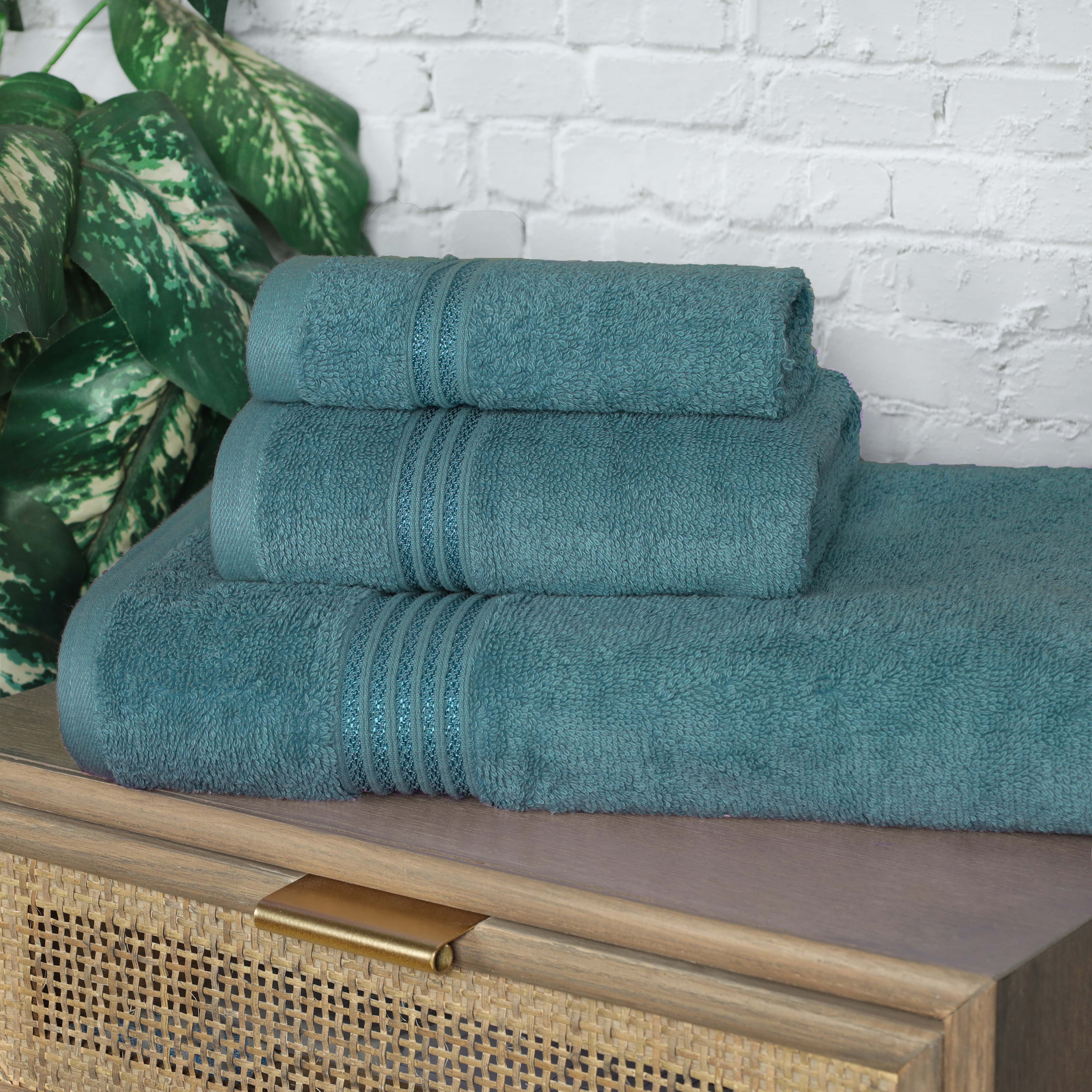 Premium Egyptian Cotton 3-Piece Towel Set - Ultra Soft, Highly Absorbent Bath Towels for Spa, Bathroom & Luxury Home Use