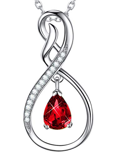 O January - Garnet Necklace