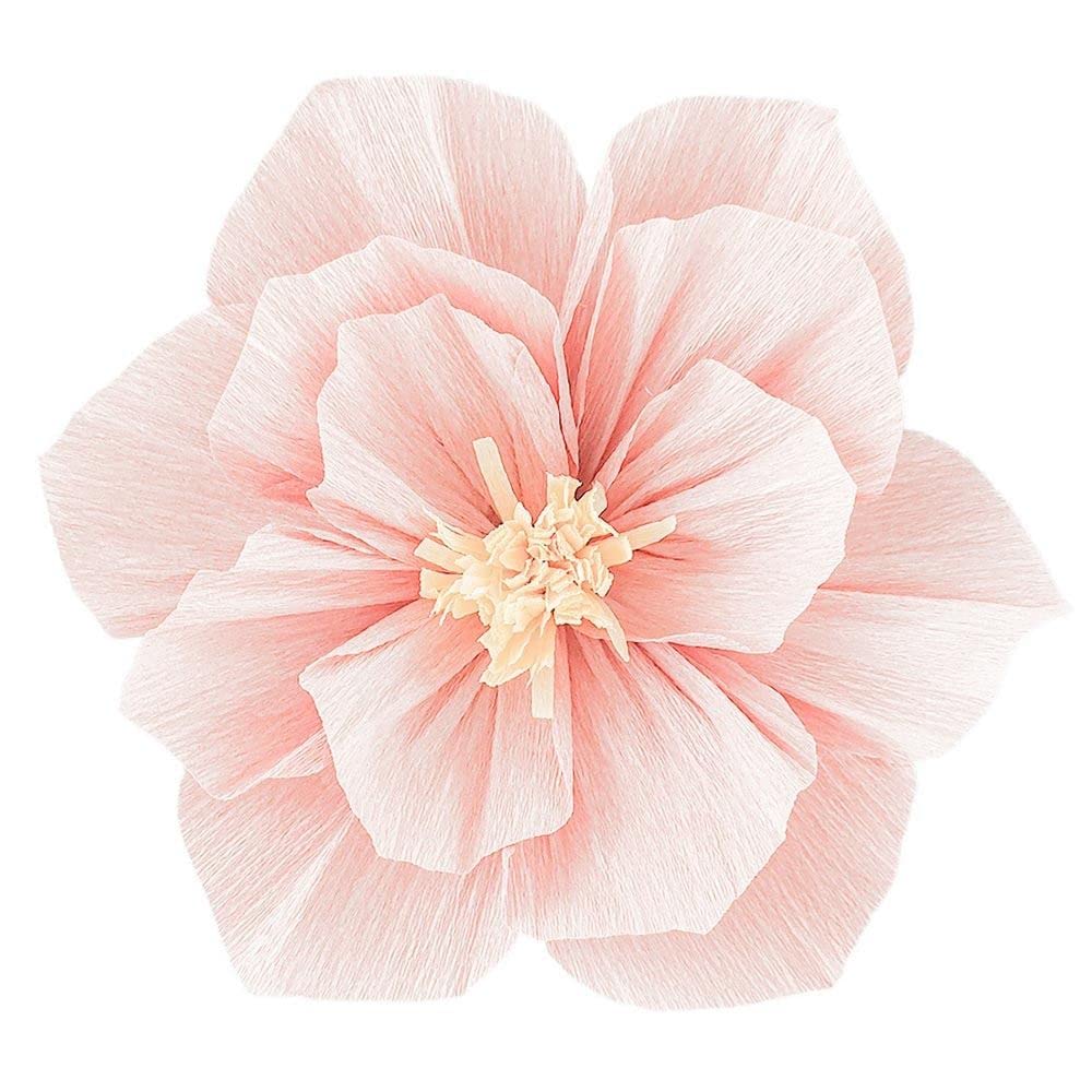 HomeSoGood 3pcs 8inch 3D Crepe Paper Flowers for DIY Wall Decor - Perfect for Kindergarten, Birthday Parties, Weddings & Home Decoration | Vibrant Party Backdrop & Event Styling