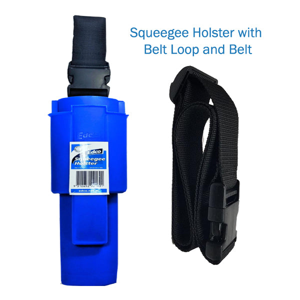 Heavy Duty Squeegee Holder with Belt Loop - Perfect for Window Cleaning, Car Washing & Floor Squeegeeing - Adjustable Belt Clip for Janitors & Professional Cleaners