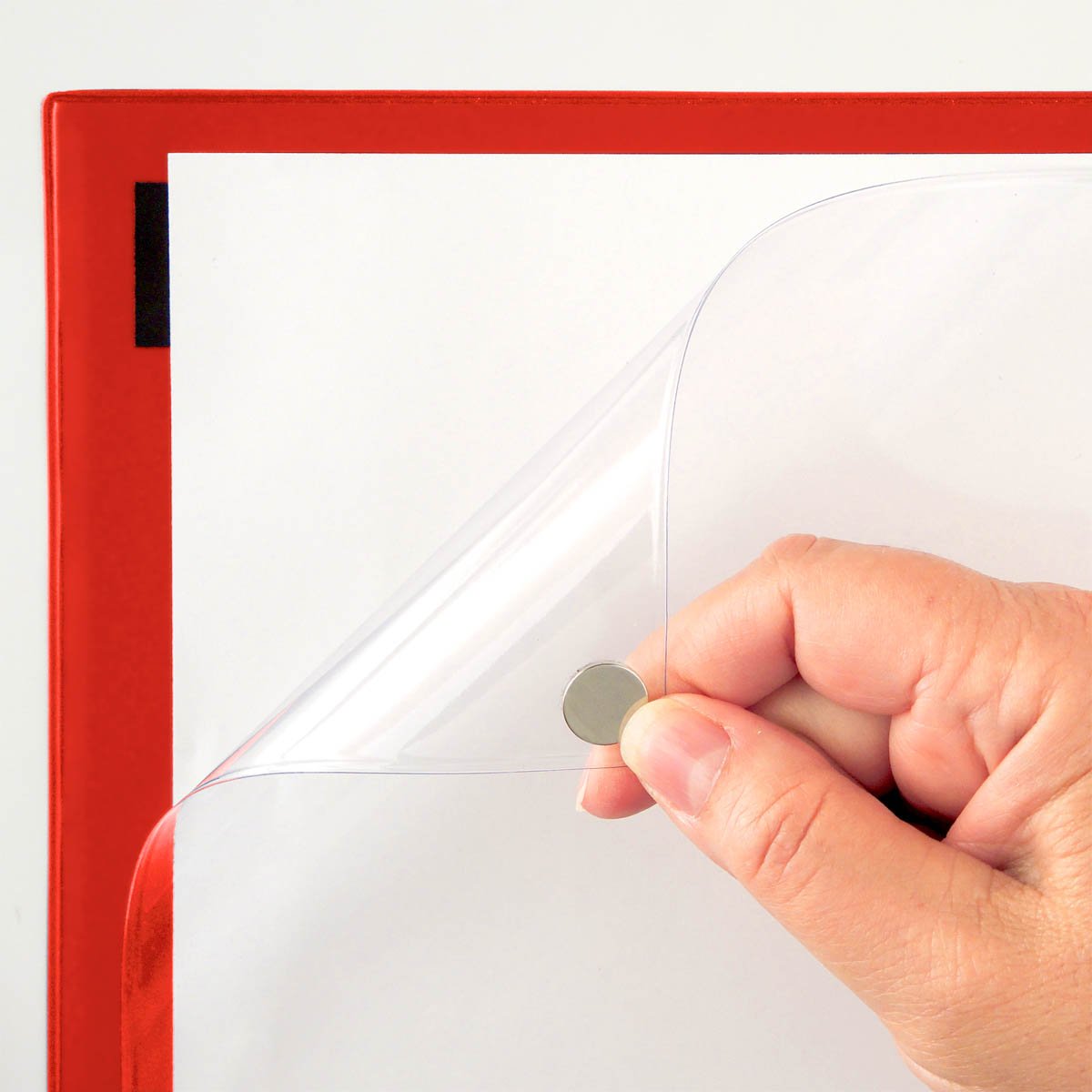 StoreSMART® Magnetic Closure Pockets - 10-Pack Red 8.5
