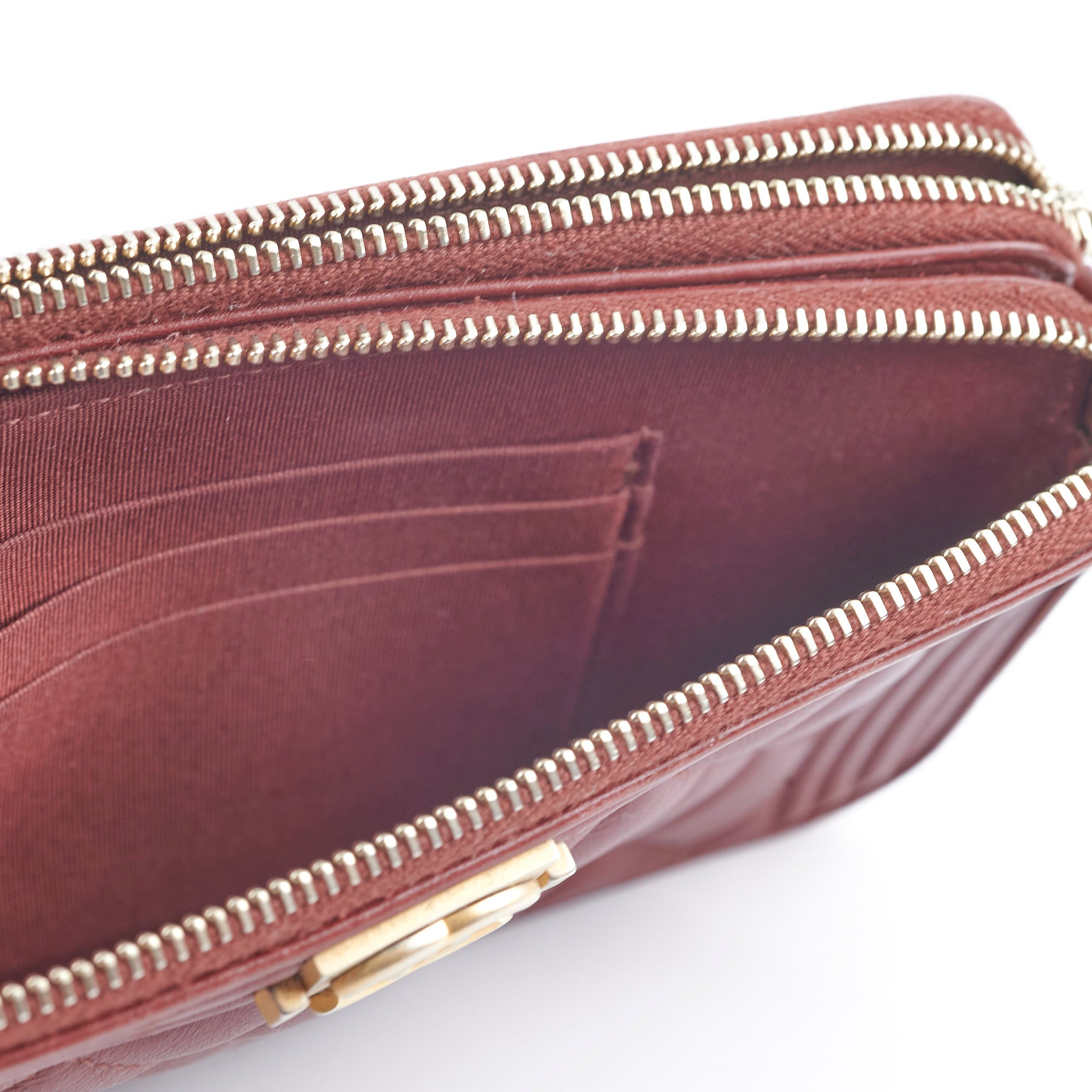 Chanel Boy Long Wallet in Burgundy - Luxury Leather Wallet for Women, Perfect for Everyday Use & Special Occasions