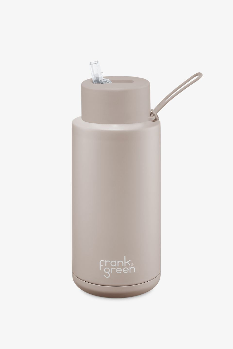 Eco-Friendly Ceramic Reusable Water Bottle with Moon Dust Design - 1 Liter (34oz) Leak-Proof Insulated Thermos for Travel, Gym & Outdoor Activities