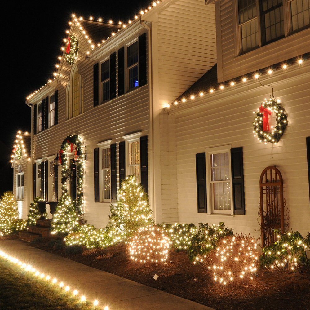 Dimmable LED String Lights 165ft 500 LEDs - Remote Controlled Copper Wire Fairy Lights for Christmas, Wedding, Party Decor - Warm White | Indoor/Outdoor Holiday Lighting for Home, Garden, Patio & Events