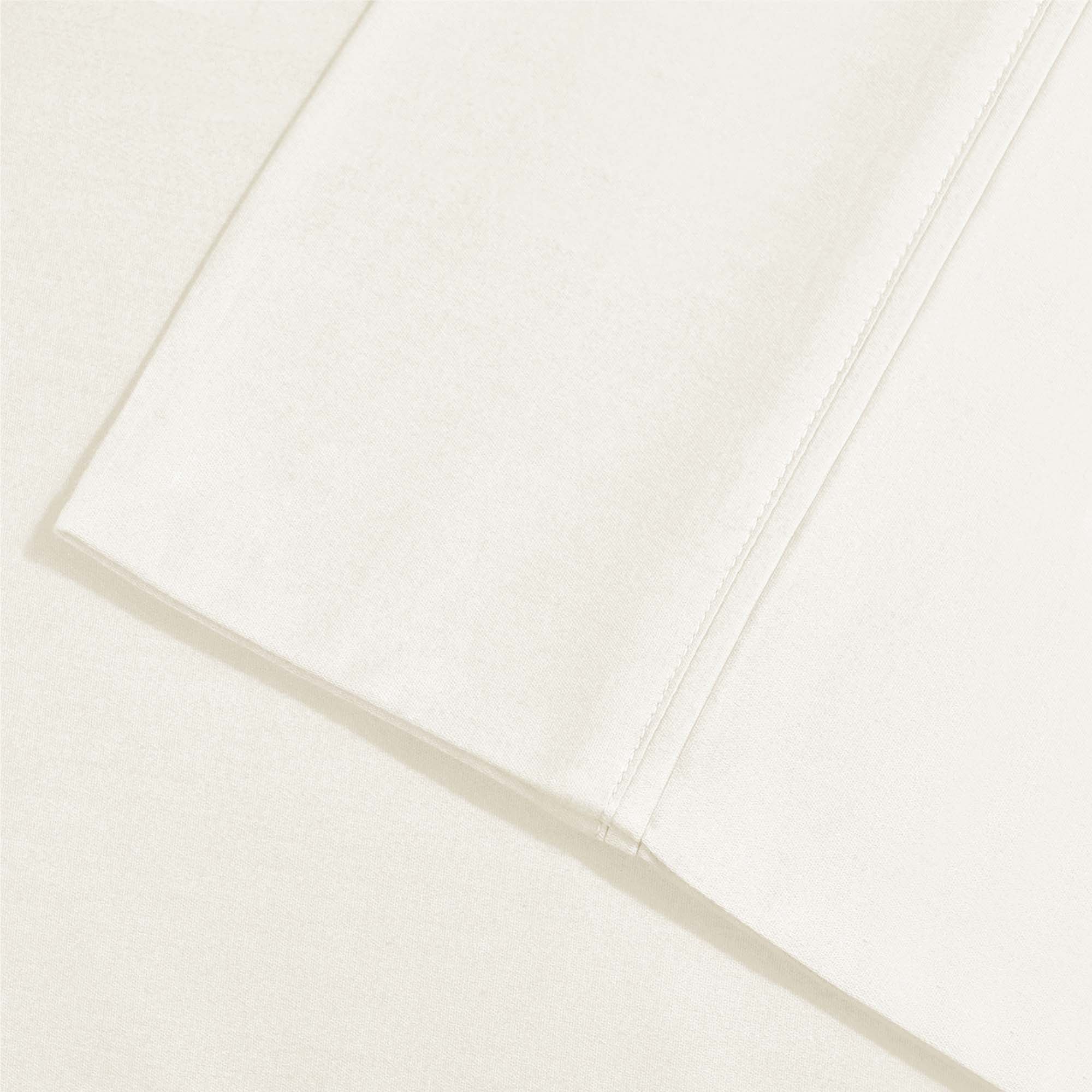 1000 Thread Count Cotton Rich Solid Deep Pocket Bed Sheet Set - Queen Size, Soft & Breathable for Ultimate Comfort - Perfect for Luxury Hotels, Guest Rooms & Cozy Home Bedding