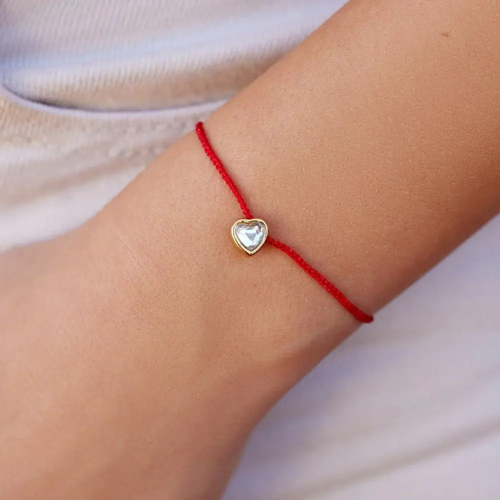 Dainty Heart Bead Gold Bracelet for Women - Elegant 14K Gold Plated Adjustable Chain Bracelet with Heart Charms - Perfect for Valentine's Day, Anniversary, Birthday Gifts & Everyday Wear
