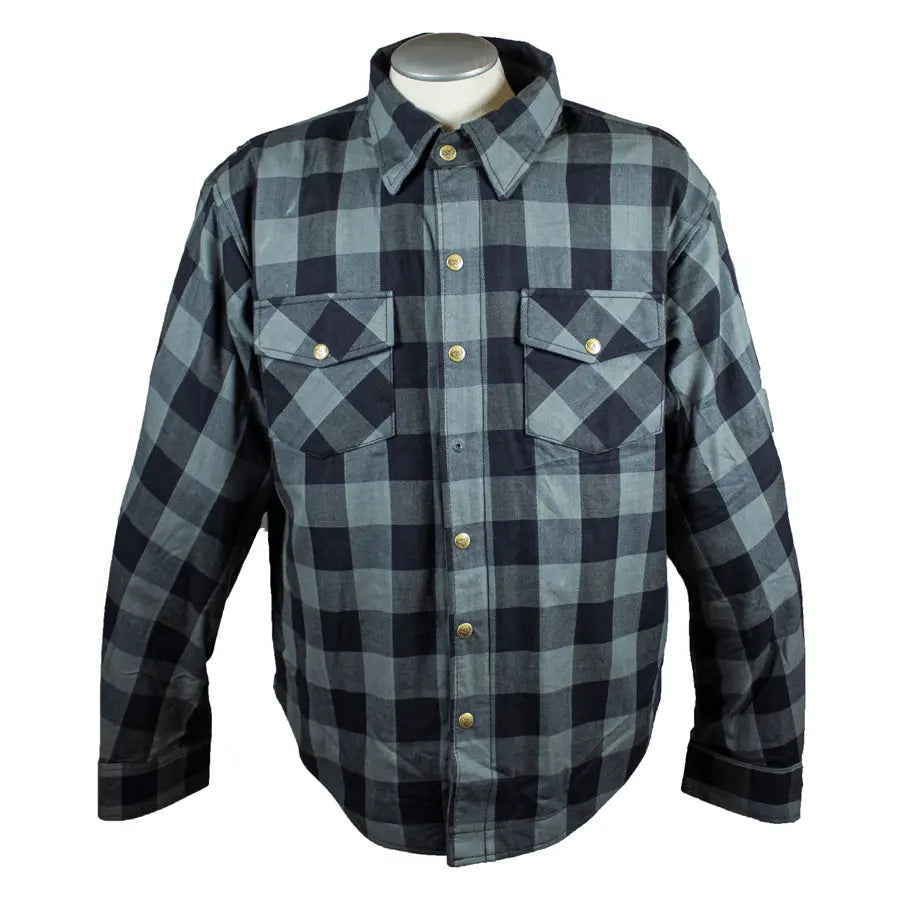 Men's Reinforced Plaid Riding Shirt - Durable Equestrian Shirt for Horseback Riding & Outdoor Activities - Perfect for Ranch Work, Trail Rides & Country Fashion