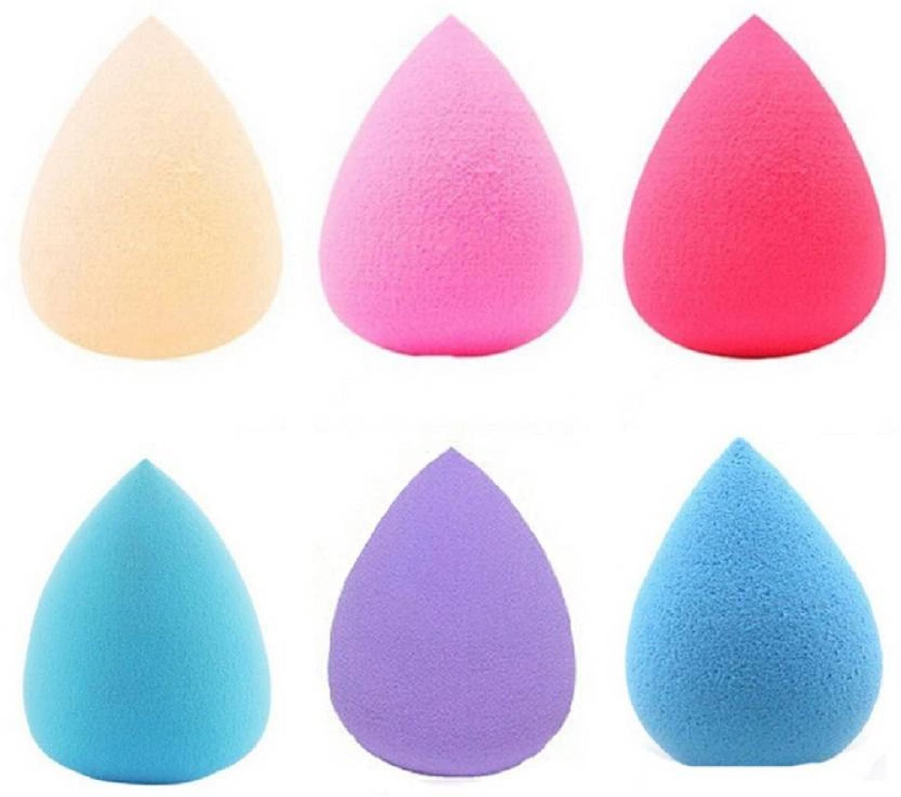 Premium Beauty Blender Sponge for Flawless Contouring & Foundation - 6 Pack Set | Ideal for Makeup Artists, Daily Use & Professional Makeup Application