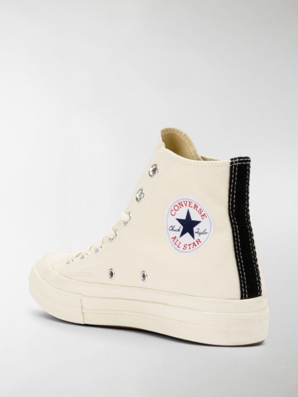 Comme des Garcons Beige Sneakers for Women - Fashionable Low Top Canvas Shoes for Casual Wear & Street Style Outfits
