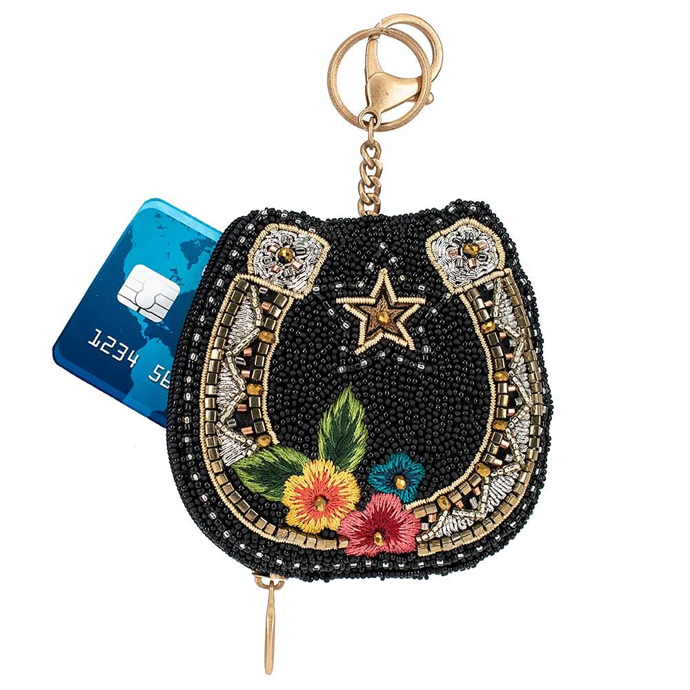 Mary Frances Good Luck Theme Phone Bag & Crossbody Purse for Women | Handmade Fashion Accessory | Small Purse for Everyday Use, Travel & Special Occasions