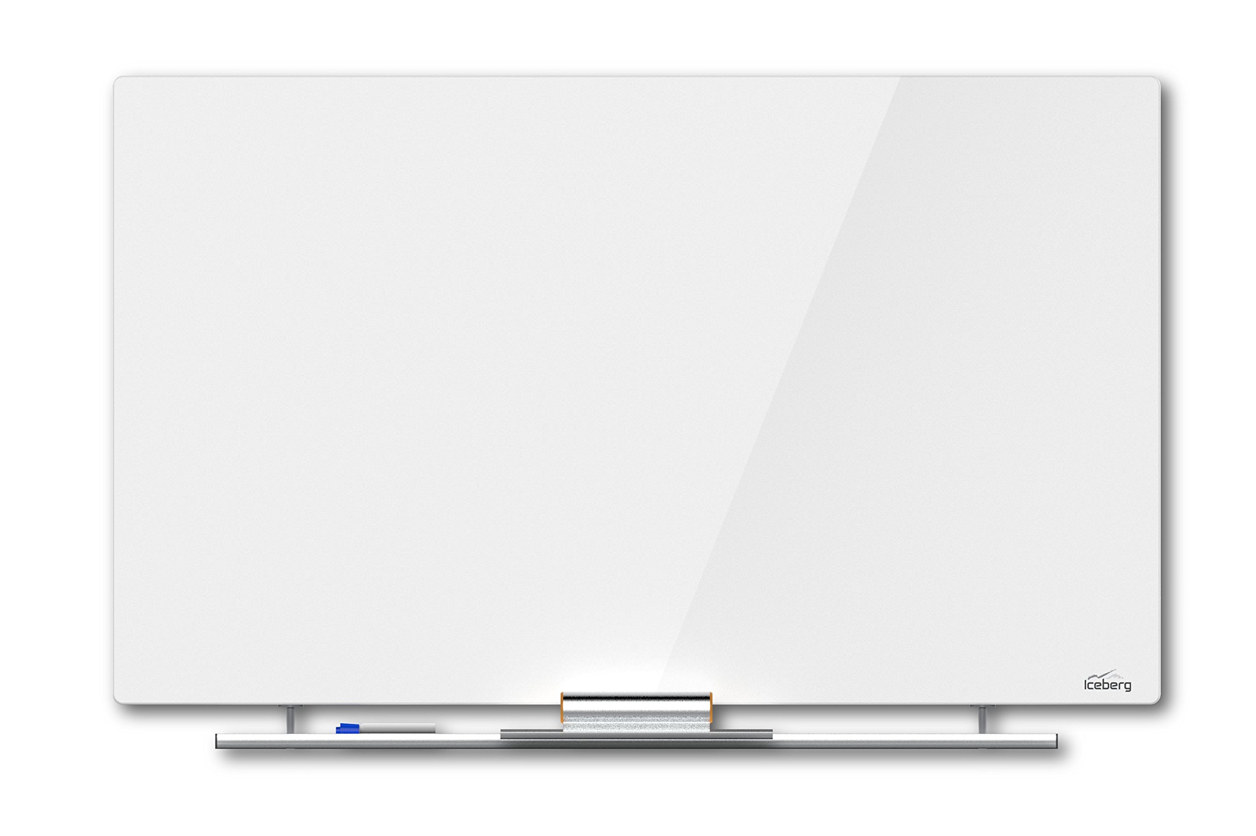 Iceberg Clarity Glass Magnetic Whiteboard - 30