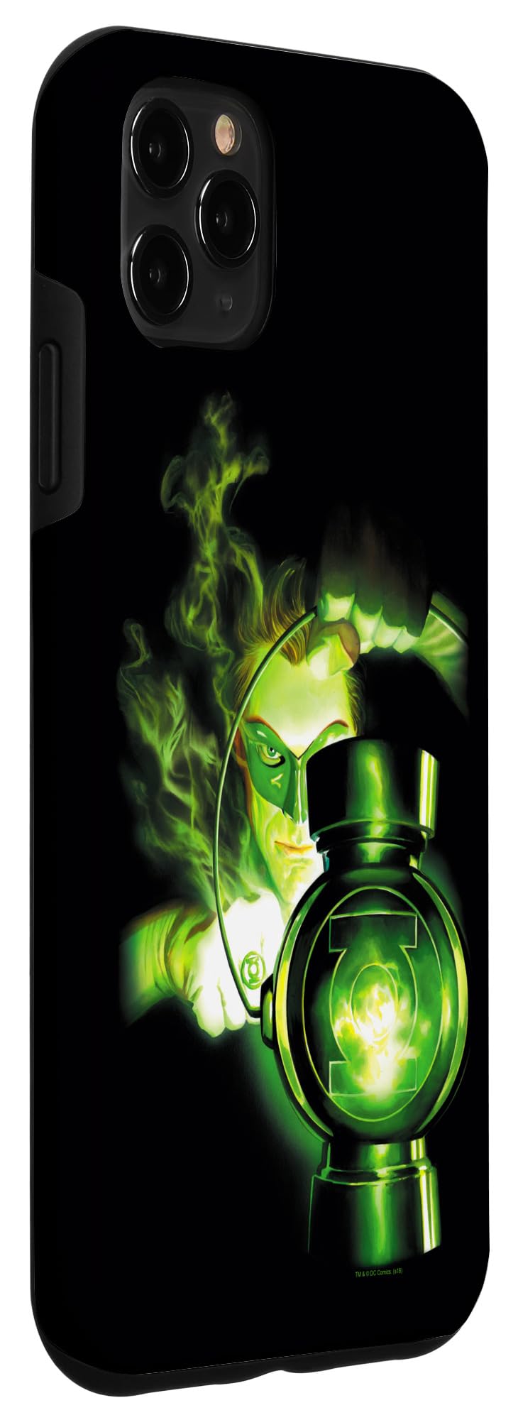 iPhone 11 Pro Max Case with Green Lantern Design - Durable Protective Cover with LED Light for Night Use | Perfect for Superhero Fans & Nighttime Safety