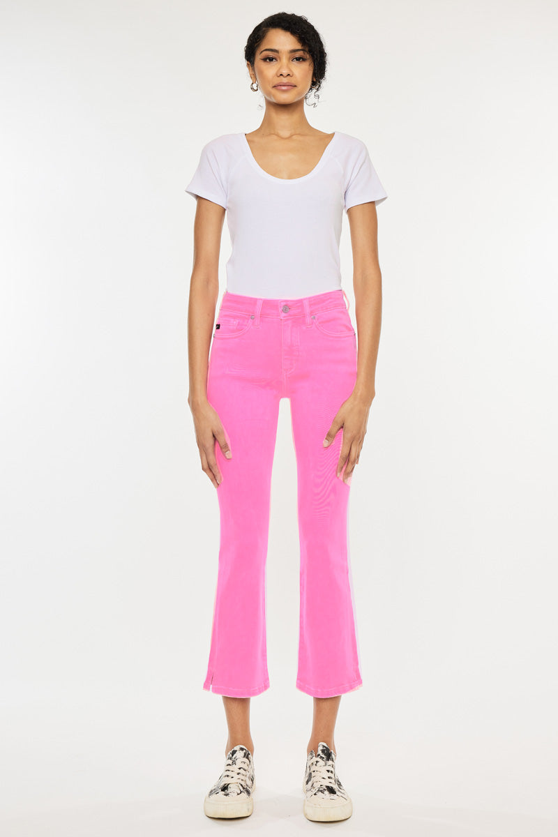 Bristol High Rise Kick Flare Jeans for Women - Stretchy Denim Pants with Bootcut Style | Perfect for Casual Wear, Office Outfits & Night Out
