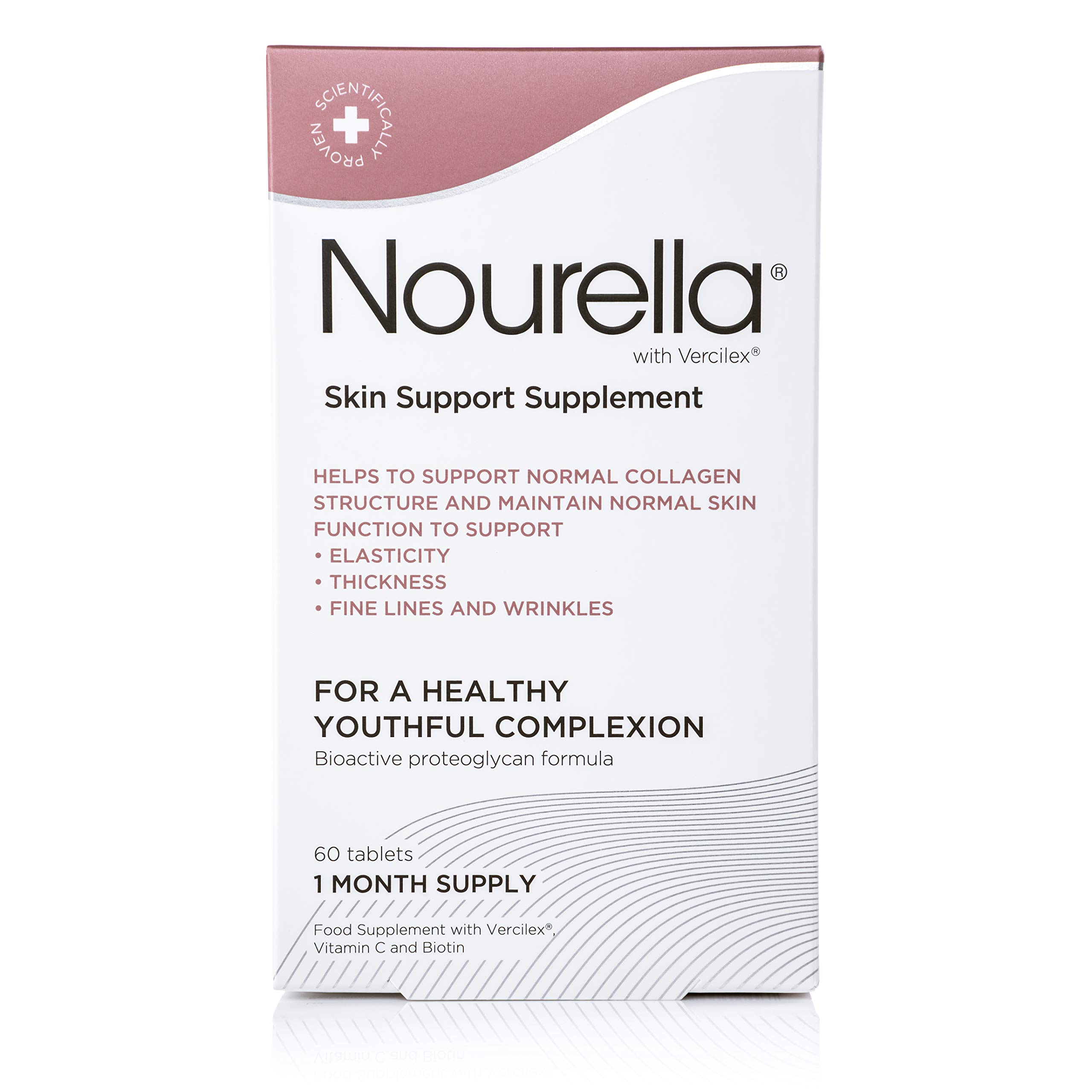 Active Skin Support Supplement Tablets - Collagen & Vitamin C for Glowing Skin | Daily Beauty & Anti-Aging Support