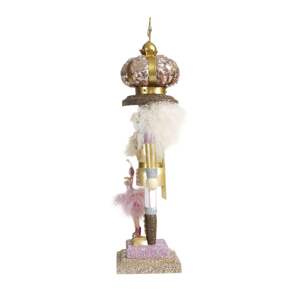 Kurt Adler 14-Inch Hollywood™ Ballet and Crown Nutcracker - Elegant Christmas Decoration for Holiday Tree & Home Décor