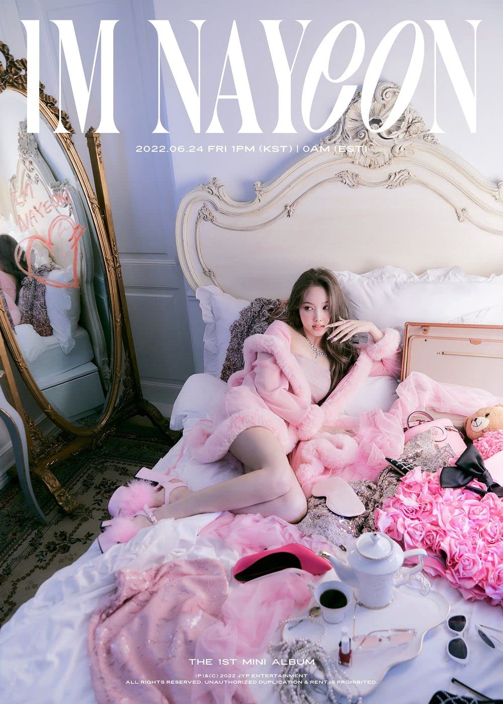 DREAMUS Twice Nayeon IM NAYEON 1st Solo Mini Album (B Version) - Sealed with Poster & Tracking Number | K-Pop Collectible for Fans, Gift for Music Lovers, Perfect for Display & Album Collections