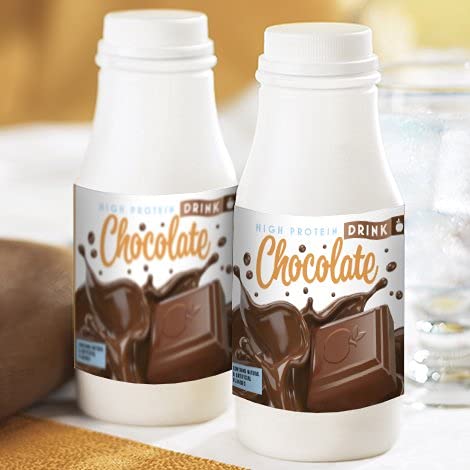 HealthyWise Ready-to-Drink Protein Shake - Low Calorie, Keto & Ideal Protein Friendly Meal Replacement (Chocolate, 96 Bottles) - Perfect for Weight Loss, Gym Recovery & Busy Lifestyles