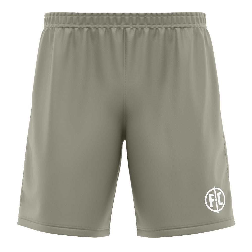 FC Match Football Shorts Grey - Breathable Men's Soccer Shorts for Training & Games - Perfect for Football, Running & Gym Workouts