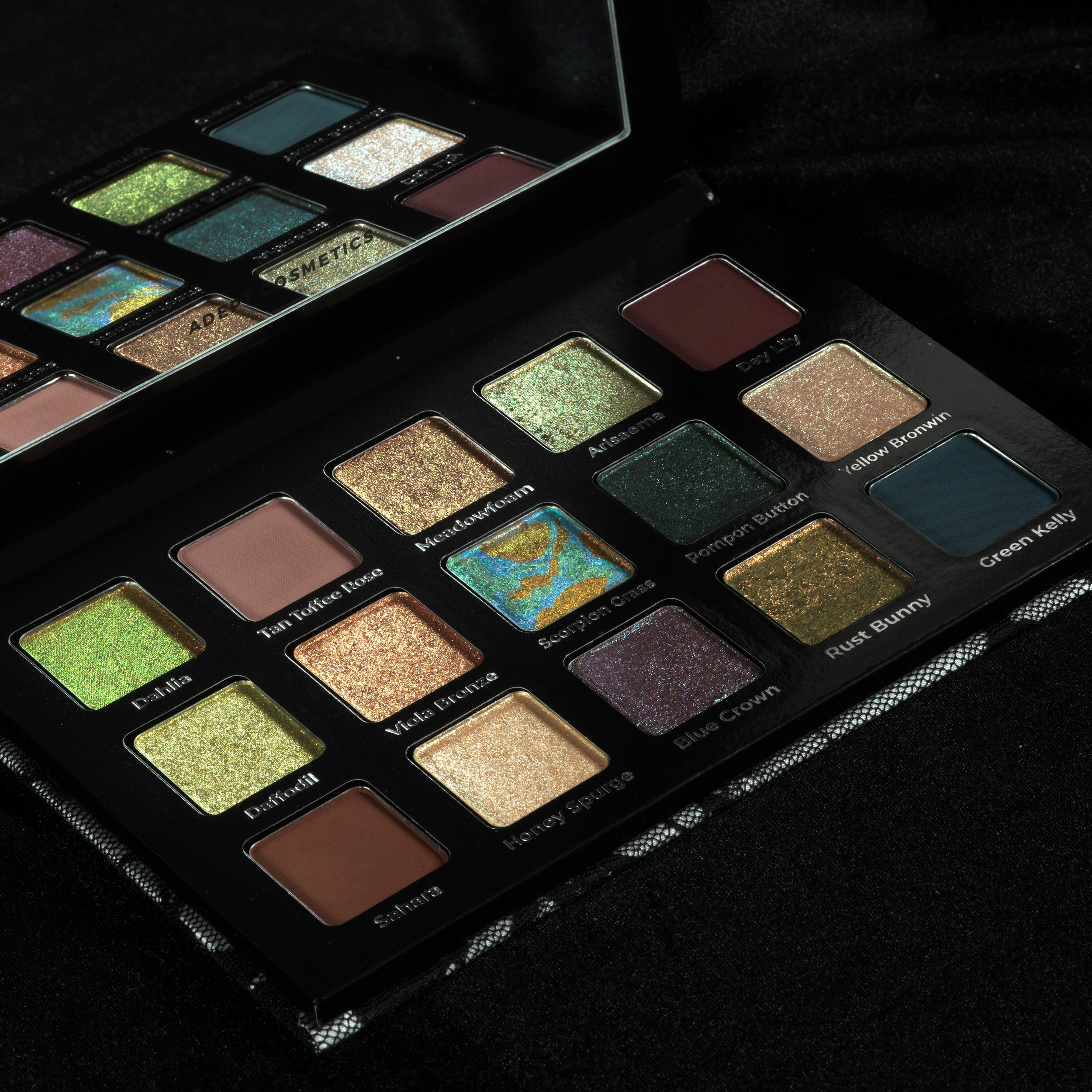 Flying Fiddles Eyeshadow Palette - 12 Highly Pigmented Matte & Shimmer Eyeshadows for Professional Makeup | Perfect for Day to Night Looks, Parties & Special Occasions