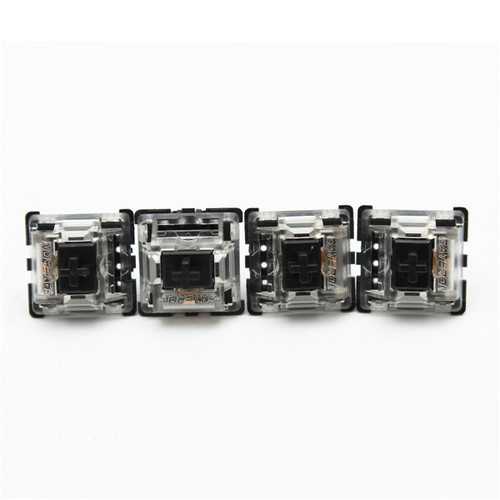 87Pcs Gateron RGB Series Black 3Pin Mechanical Keyboard Switches - Smooth Linear Switches for Gaming & Typing (Perfect for Custom Mechanical Keyboards & PC Builds)