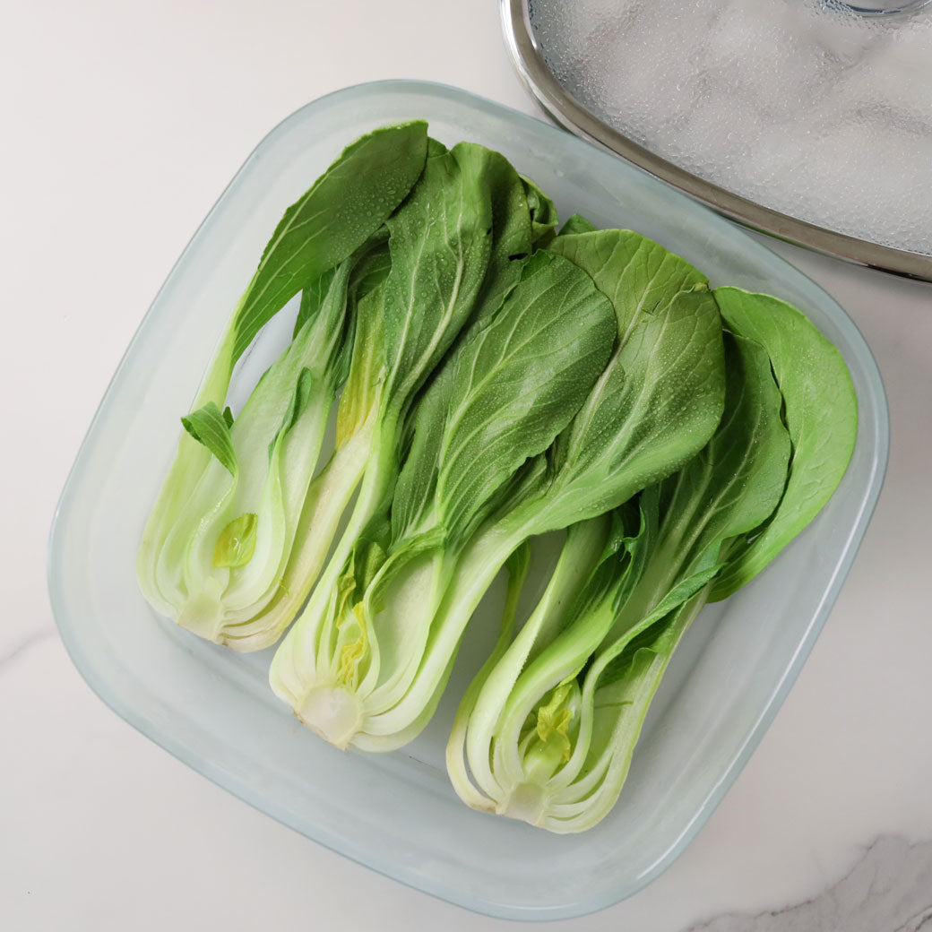 How to Microwave Bok Choy - Quick & Easy Recipe for Perfectly Cooked Greens | Healthy Side Dish for Asian Meals & Meal Prep
