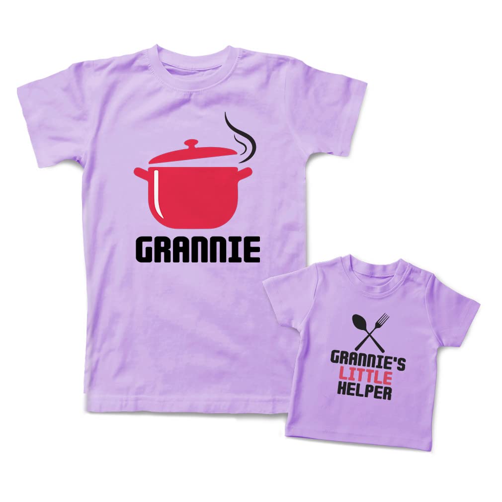 Mommy and Me Matching Outfits for Mother's Day - Cotton Cooking Apron Set for Grandma's Little Helper - Perfect for Baking, Cooking & Family Bonding Activities