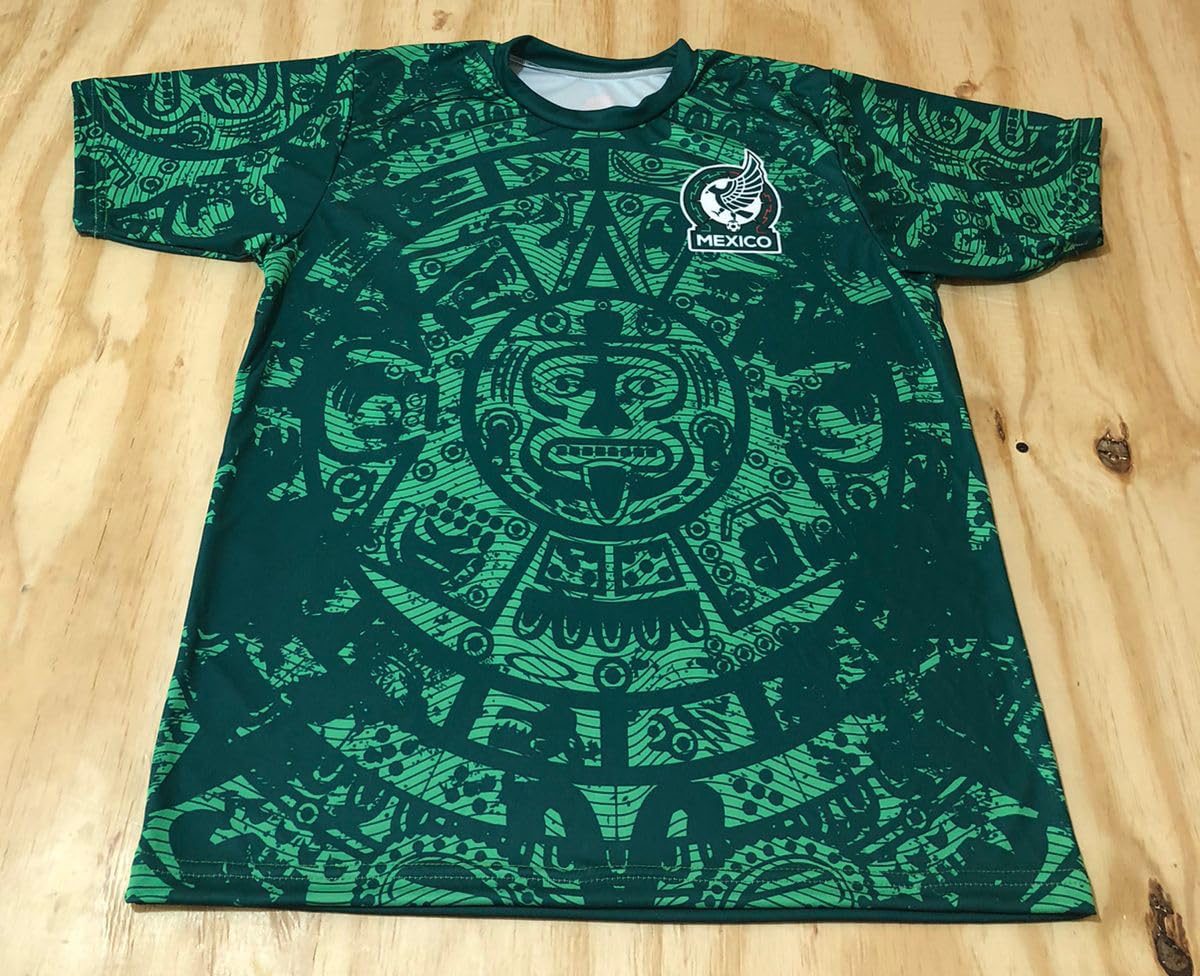 Custom Mexico Tri Retro Soccer Jersey for Kids - Authentic Football Team Fan Tshirt in Multiple Sizes - Perfect for Game Day, Birthday Gifts & Fan Events