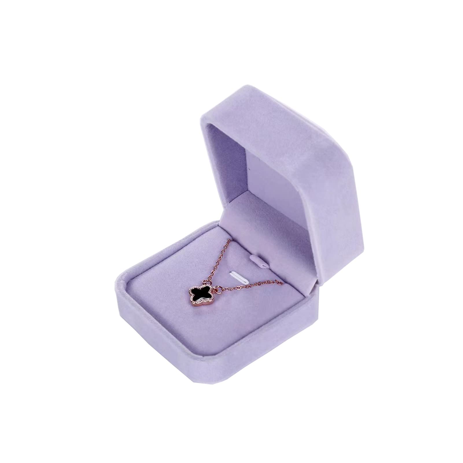 FAYADA Velvet Jewelry Storage Box - Elegant Necklace & Pendant Display Case for Anniversary, Christmas Gifts - Perfect for Jewelry Showcase, Home Decor, and Gift Presentation