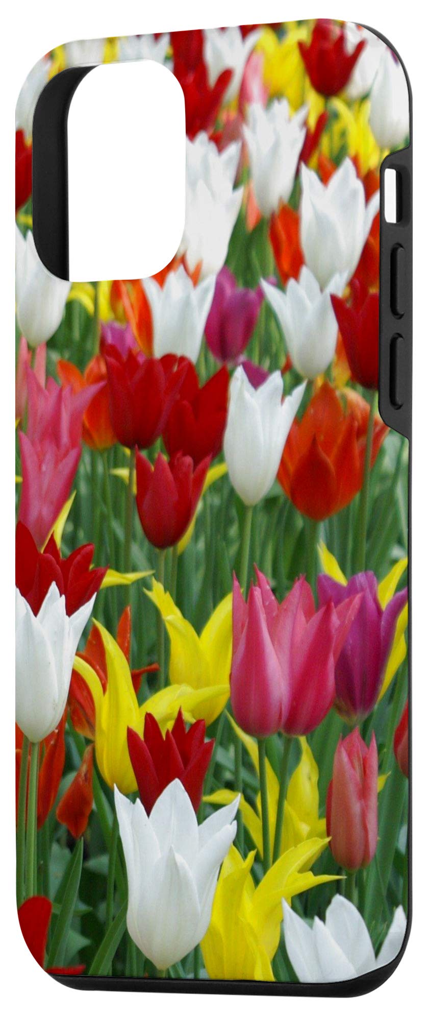 iPhone 12 Mini Holland Tulips Case - Premium Floral Phone Cover for iPhone 12 Mini - Perfect for Spring, Travel & Gift Giving