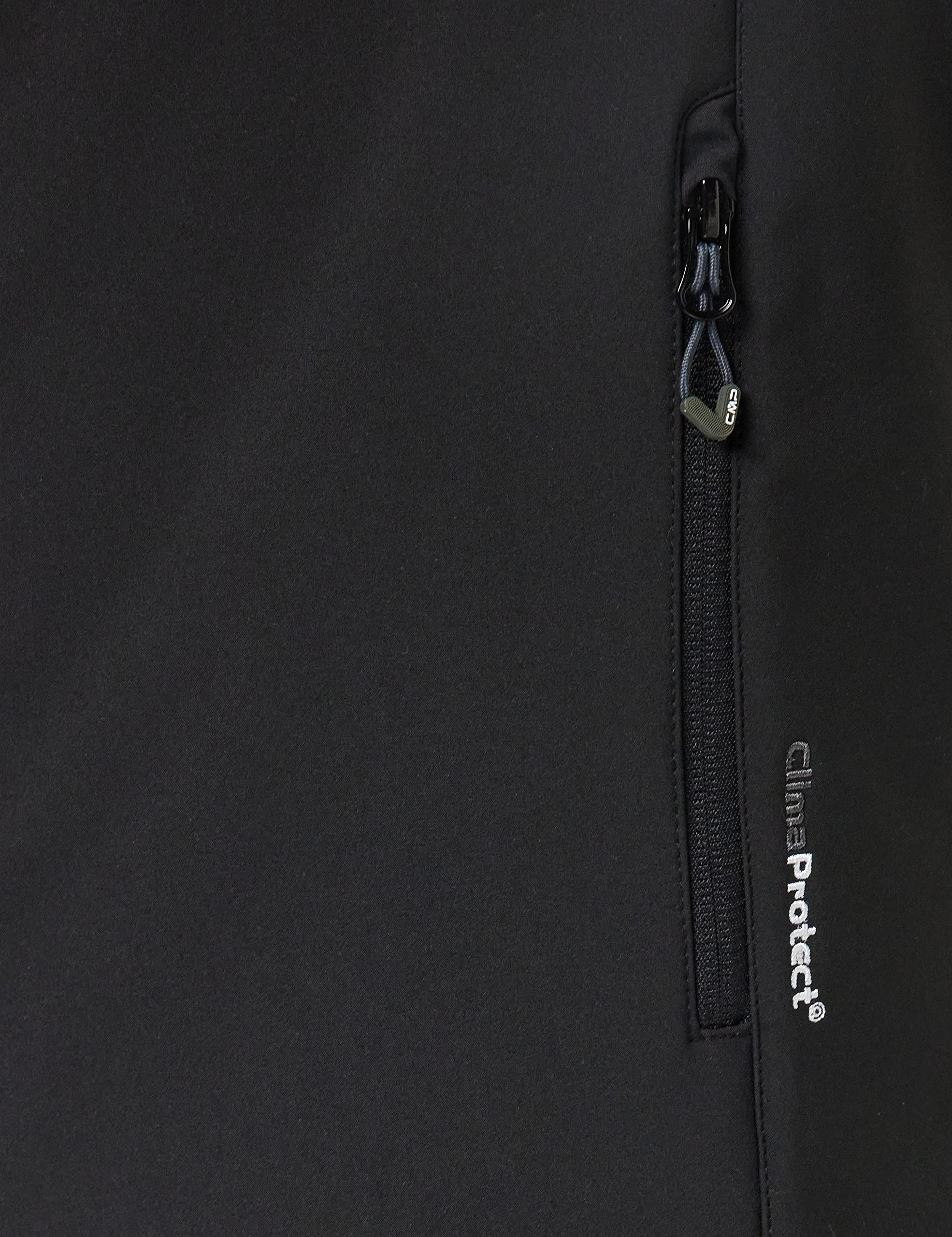 CMP Men's Zip-Up Hooded Jacket - Lightweight Fleece Lined for Outdoor & Casual Wear - Perfect for Hiking, Camping, and Everyday Use