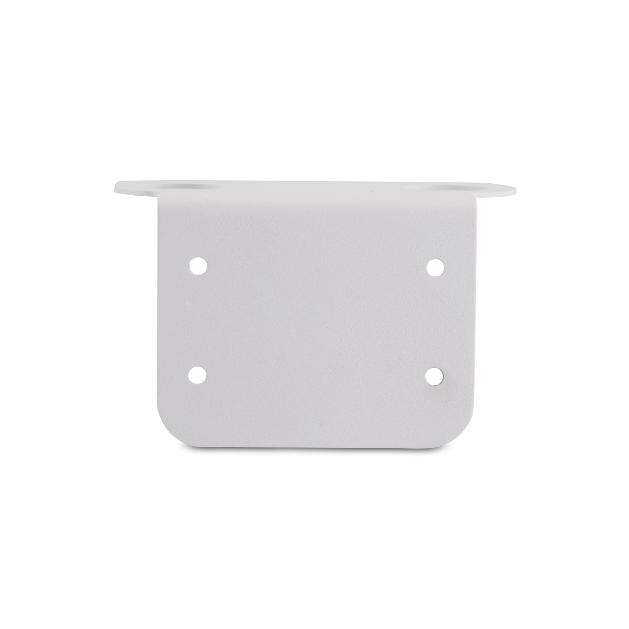 Floating Dual Soap Dispenser Holder - White | Modern Bathroom Organizer for Kitchen & Bath Countertop | Space-Saving Soap Pump Stand for Liquid Hand Soap Dispensers
