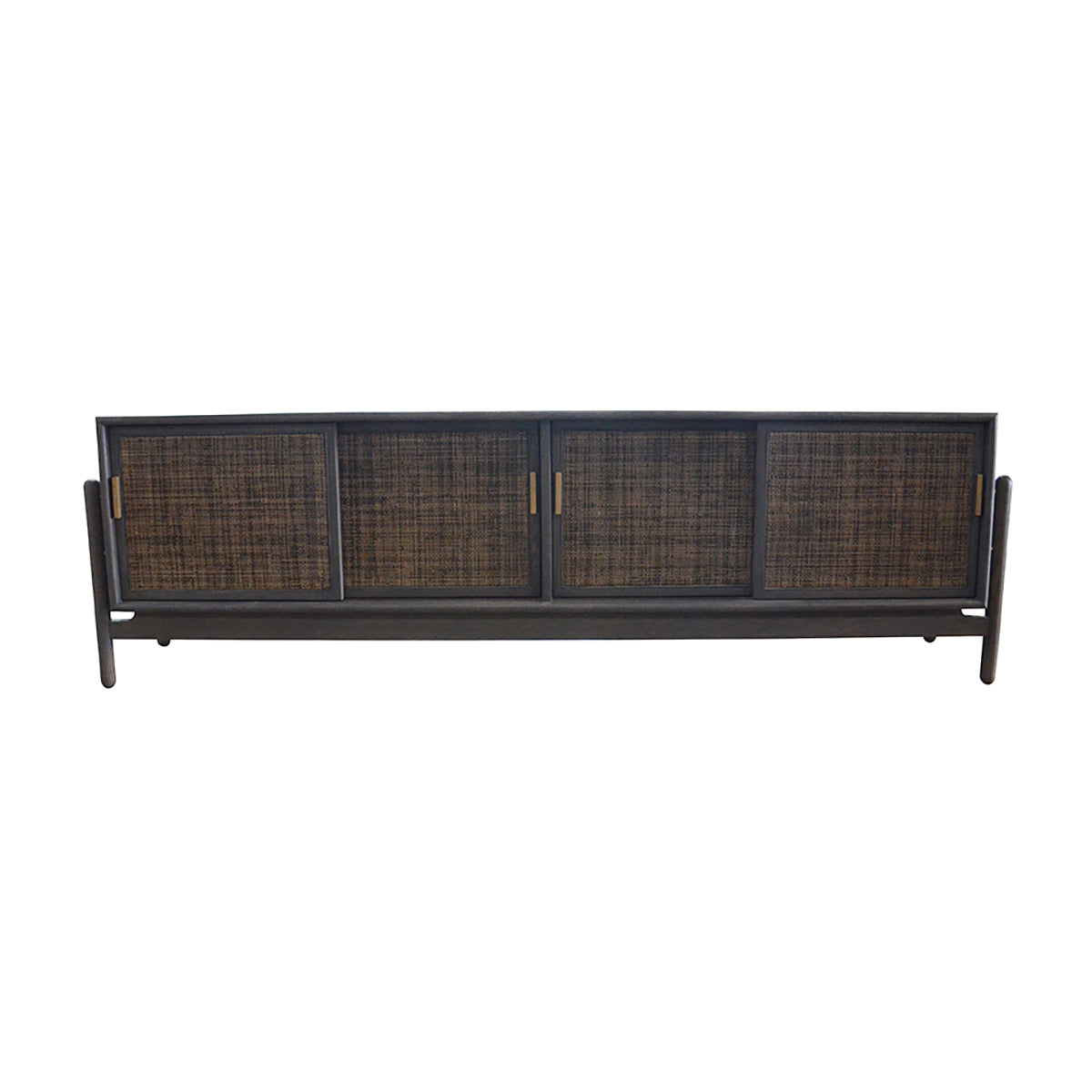 Rattan Sideboard Cabinet - Natural Woven Storage Console Table for Living Room, Dining Room & Entryway - Alfa Rattan Furniture for Home Decor & Organization