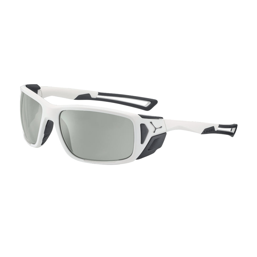 Unisex White Wraparound Sports Cycling Sunglasses with Magnetic Side Shields - UV Protection for Outdoor Running, Biking & Active Lifestyle