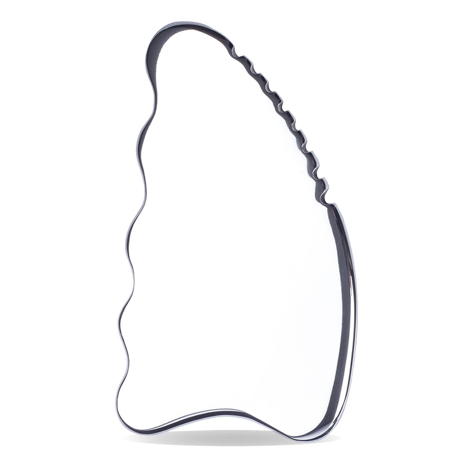 Premium Stainless Steel Gua Sha Scraping Tool - Lymphatic Drainage Massage Board for Cellulite Reduction & Muscle Pain Relief - Spa, Acupuncture & Trigger Point Therapy - Perfect for Facial Care, Body Sculpting & Relaxation at Home