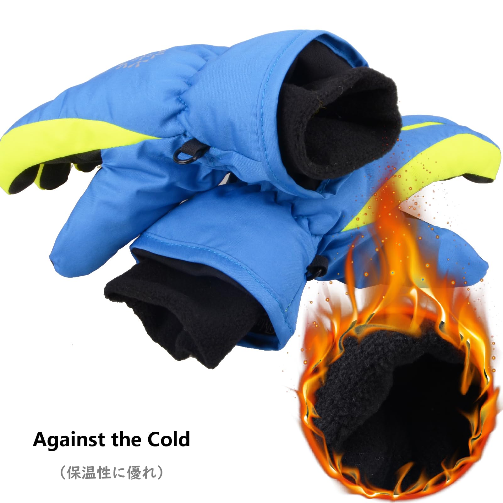 JEELAD Kids Winter Snow Gloves - Waterproof Ski Gloves for Boys & Girls - Warm Snowboard Gloves for Cold Weather - Perfect for Skiing, Snowboarding & Outdoor Winter Play
