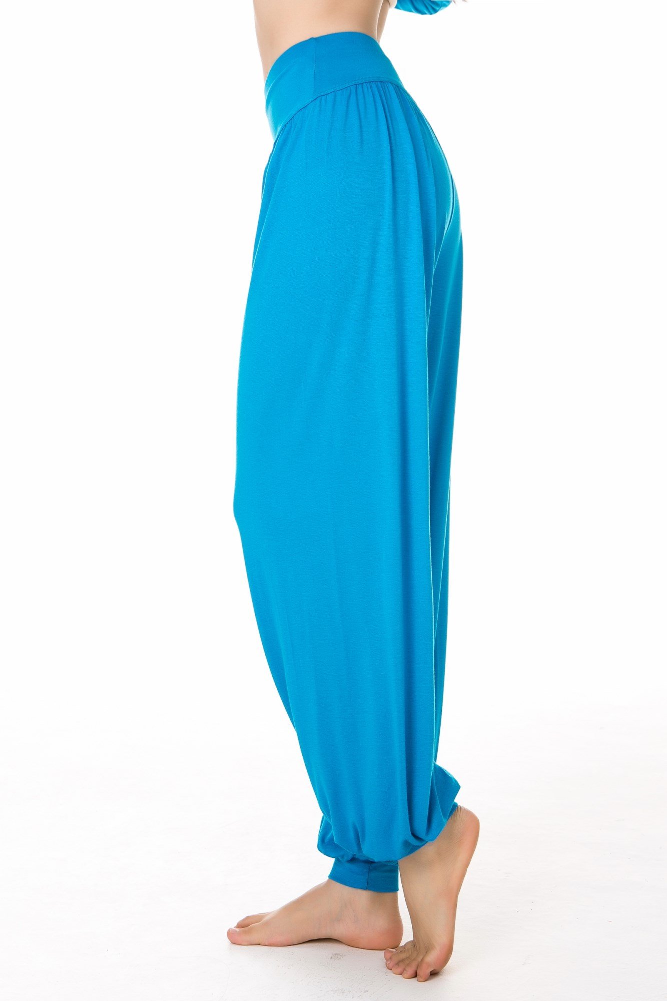 Women's Stretchy Soft Modal Yoga Pants - High Waist Workout Leggings for Dance, Gym & Lounge - Comfortable Breathable Harem Pants for Women's Activewear